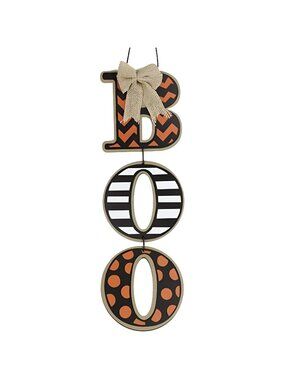 Halloween Decoration "BOO" Wall Sign, Halloween Door Sign, Walls Hanging Decor